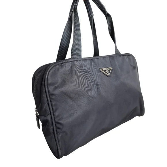 Vintage Prada Black Nylon Handbag - Picture 14 of 16